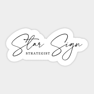 Star Sign Strategist – Astrology Meets Strategy Sticker